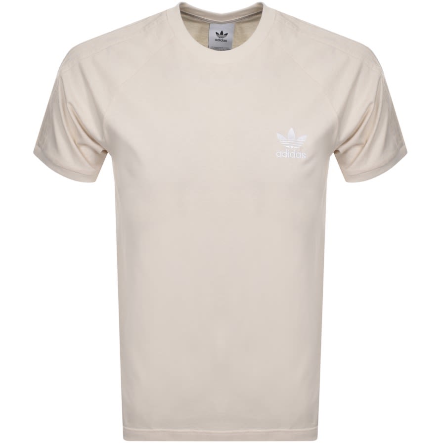 Alternative Image for Productadidas Originals 3 Stripe T Shirt Cream1